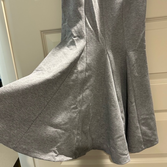 Anthropologie Daily Practice Sporty Mini Dress in Grey Stripe - Picture 7 of 8